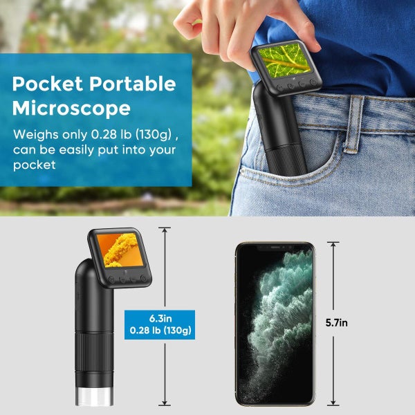Handheld Digital Microscope Carousel 9