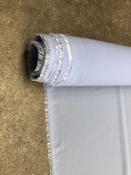 Ice Blue coloured Chiffon 140cm x 4 metres Paula Ryan Fabric Carousel 1