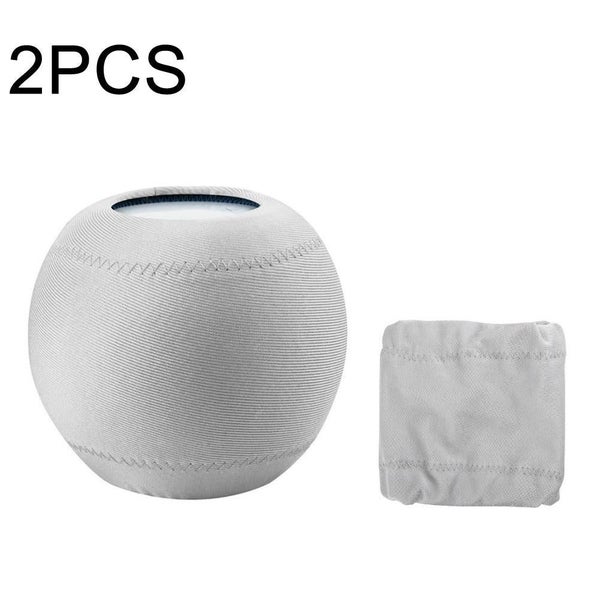 2 Pcs For Homepod Mini Smart Speaker Dust Cover Stretch Cloth Audio Protectio... Carousel 1