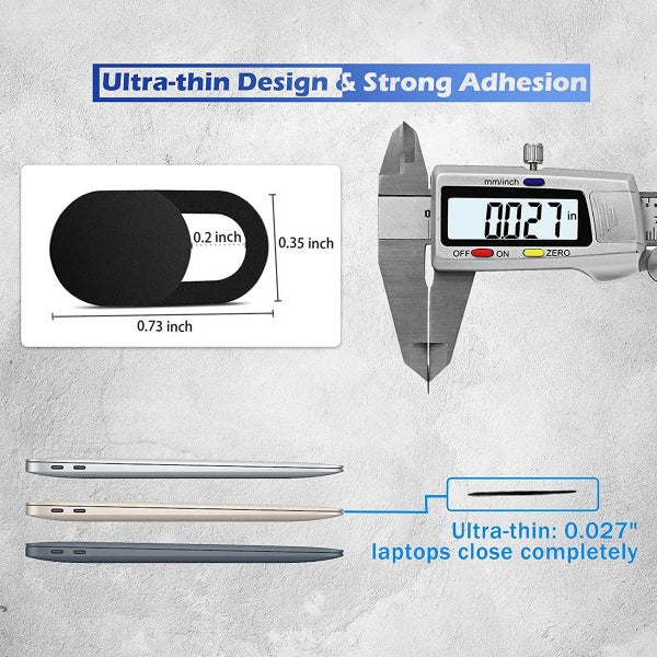 Webcam Cover (3 Pack) Ultra Thin Laptop Camera Cover Slide Carousel 9