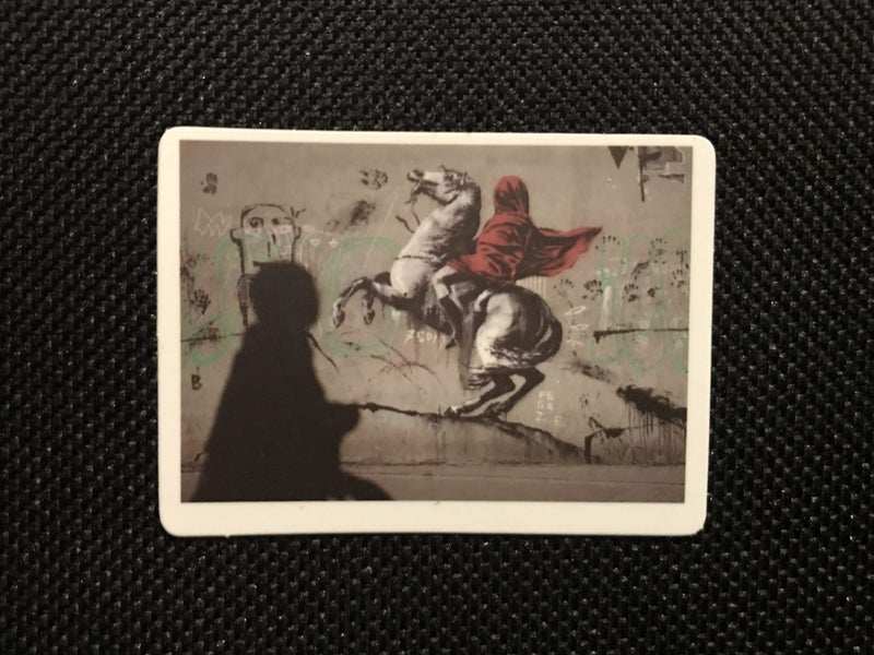 ** BANKSY ART ** 1 x Sticker - Horse Graffiti (5cm) Carousel 1