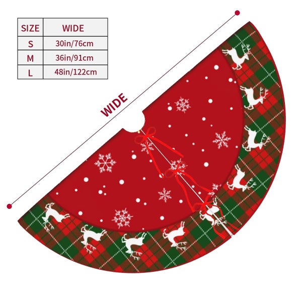 Christmas Tree Skirt 36 Inches Xmas Tree Decoration Carousel 8