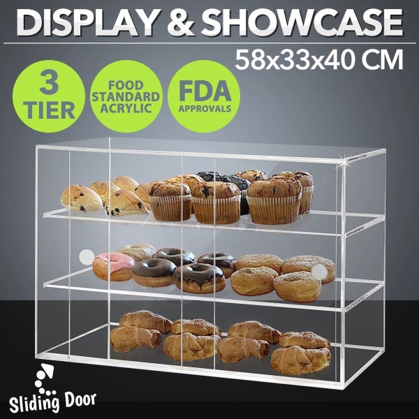 Display Cabinet Bakery Cake Cupcake Storage Carousel 1