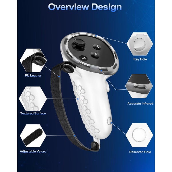 Controller Grips for Oculus Meta Quest 3 Touch Plus Controllers Grip Cover Carousel 14