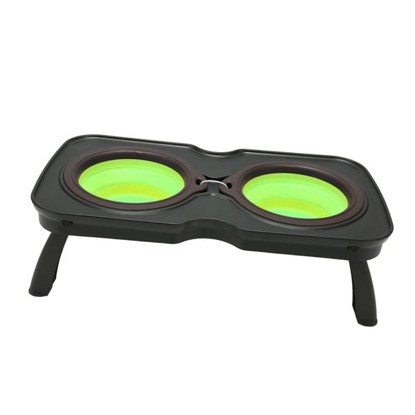 raised dog bowl elevated bowls foldable elevated dog bowls folding elevated dog Carousel 1