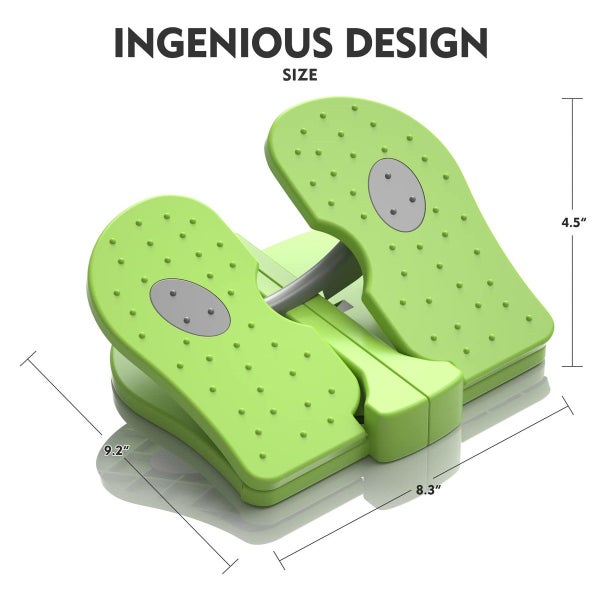 Mini Stepper,Under Desk Pedal Exerciser,Folding Colorful Foot Peddle,Physical Th Carousel 2