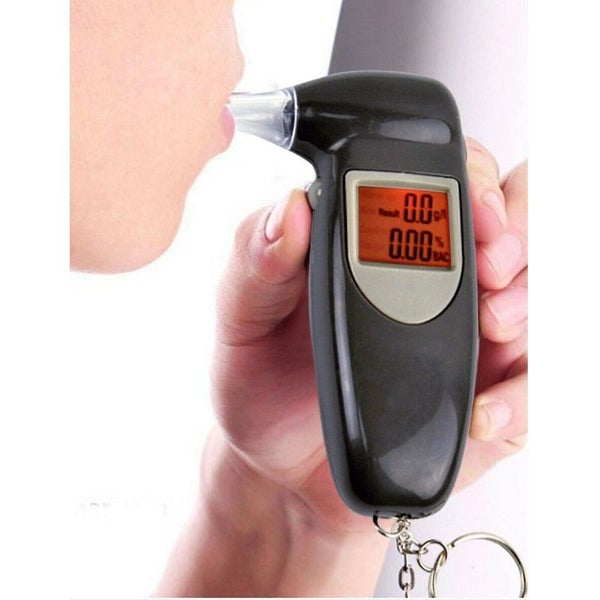 My Decorations Digital Alcohol Tester Lcd Police Breathalyser Grade Accuracy Por Carousel 2