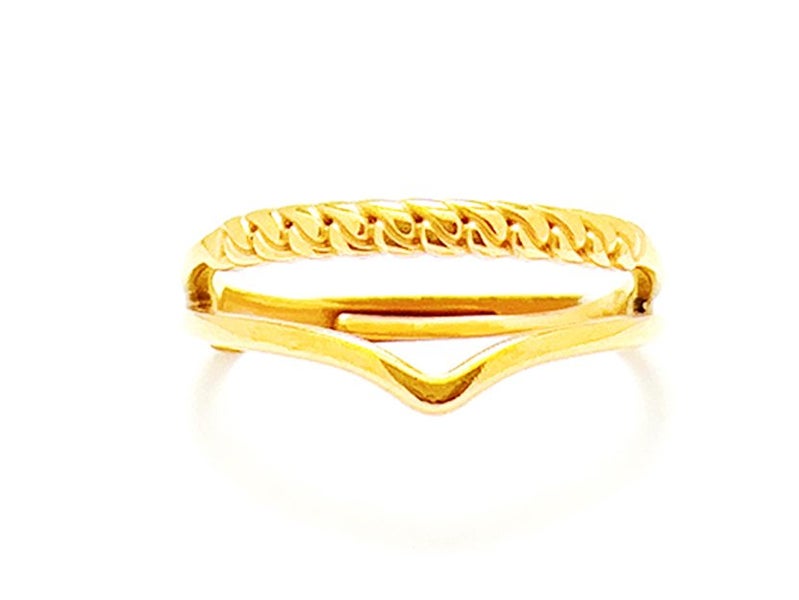 Open Design Gold-Plated Titanium Band Carousel 1
