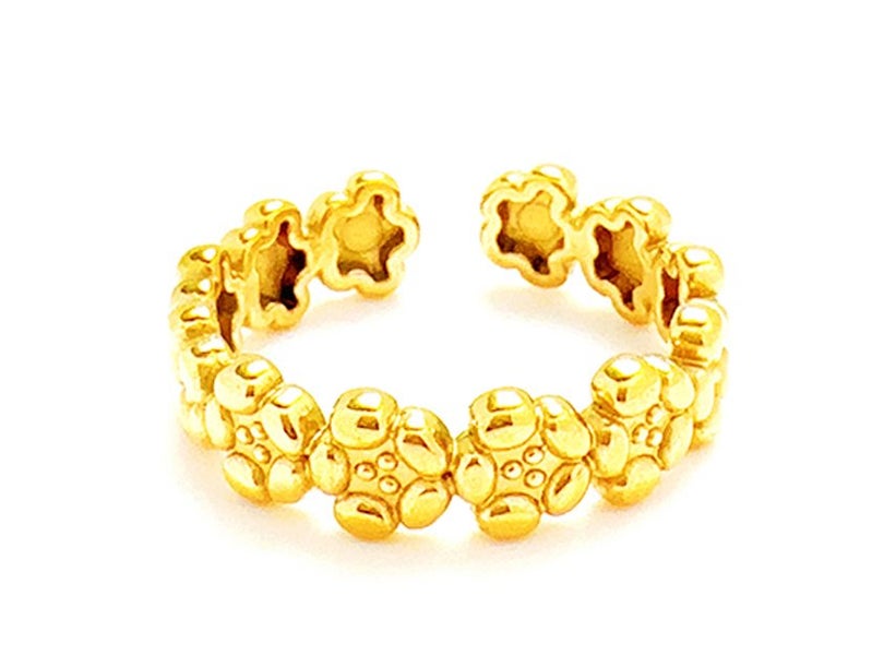 Open Design Gold-Plated Titanium Band Carousel 1