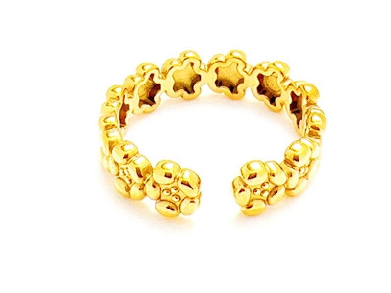 Open Design Gold-Plated Titanium Band Carousel 4