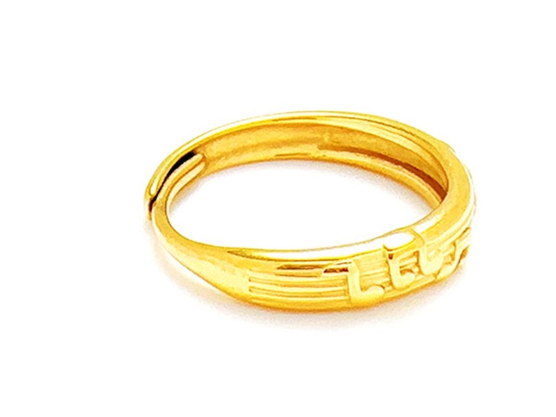 Open Design Gold-Plated Titanium Band Carousel 3