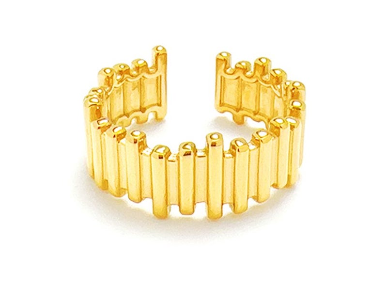 Open Design Gold-Plated Titanium Band Carousel 1