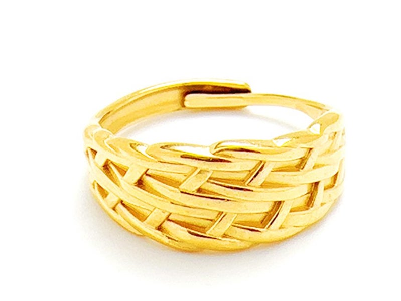 Open Design Gold-Plated Titanium Band Carousel 1