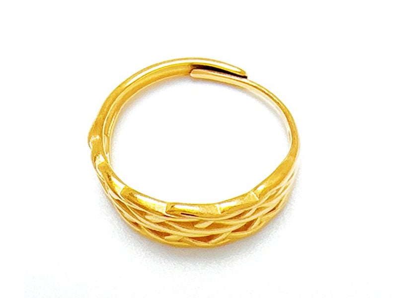 Open Design Gold-Plated Titanium Band Carousel 2