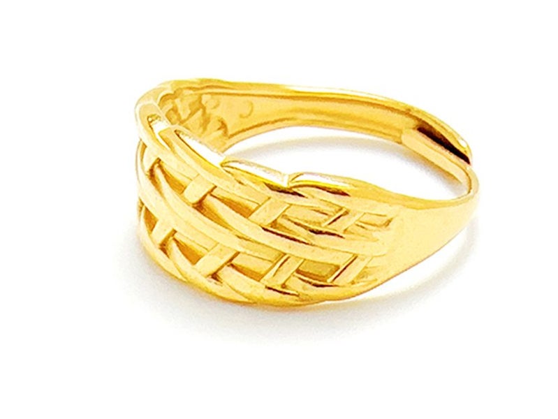 Open Design Gold-Plated Titanium Band Carousel 3