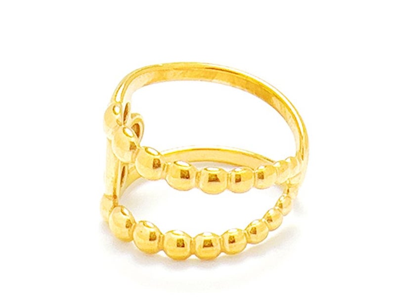 Open Design Gold-Plated Titanium Band Carousel 2