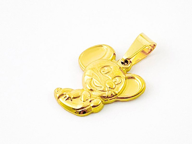 Gold-Plated Cartoon Pendant in Titanium Carousel 2