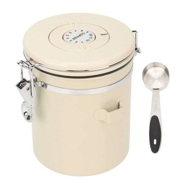 stainless steel coffee bean storage container coffee canister airtight coffee Carousel 7