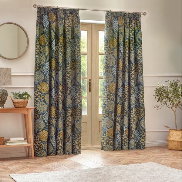 Wylder Ophelia Jacquard Floral Pencil Pleat Carousel 1