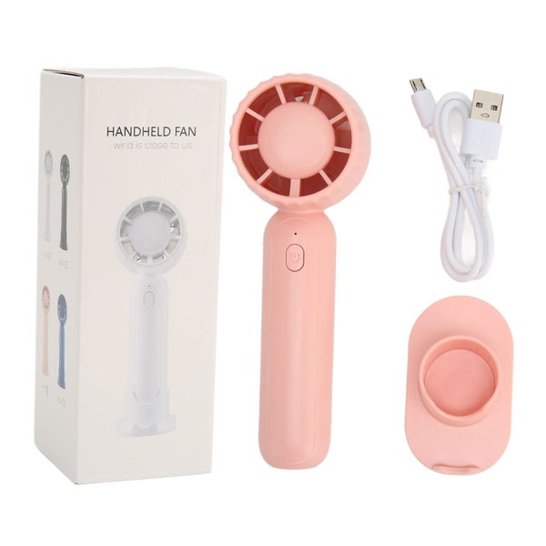 handheld fan Eyelash Fan Mini Portable Handheld USB Rechargeable Silent Carousel 8