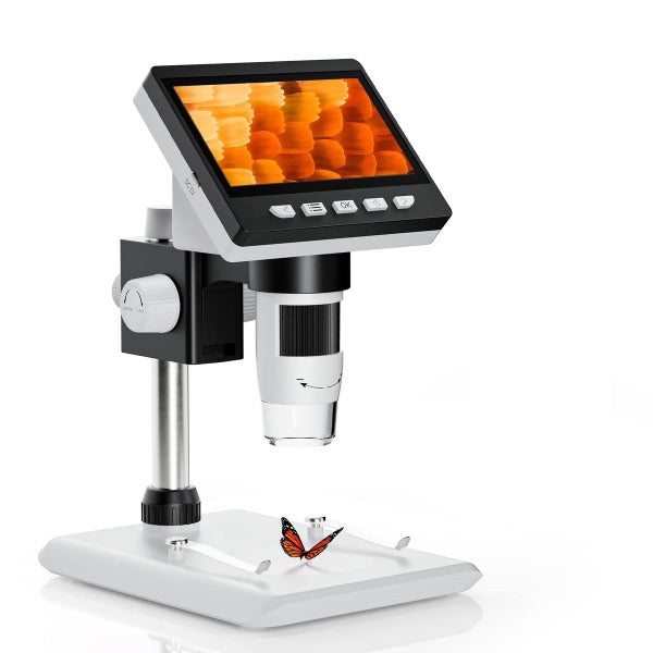 4.3" Coin Microscope,LCD Digital Microscope 1000x,Coin Magnifier Carousel 2