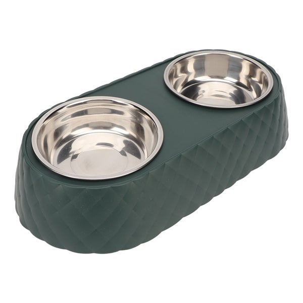 double pet feeding bowls pet feeding bowls Double Pet Bowls Prevent Slip Carousel 2