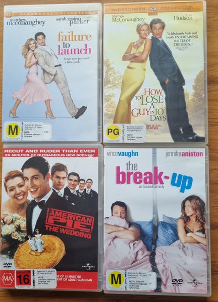 9 DVDS Classic Rom Coms Carousel 1