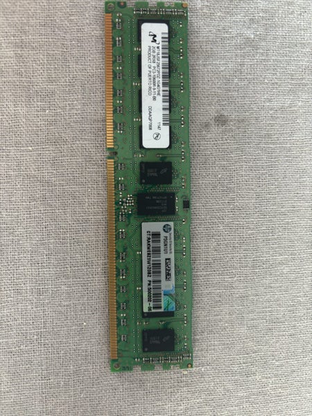 Server RAM: 2x HP 500202-06 Genuine 2GB (1x2GB) PC3-10600 Carousel 1