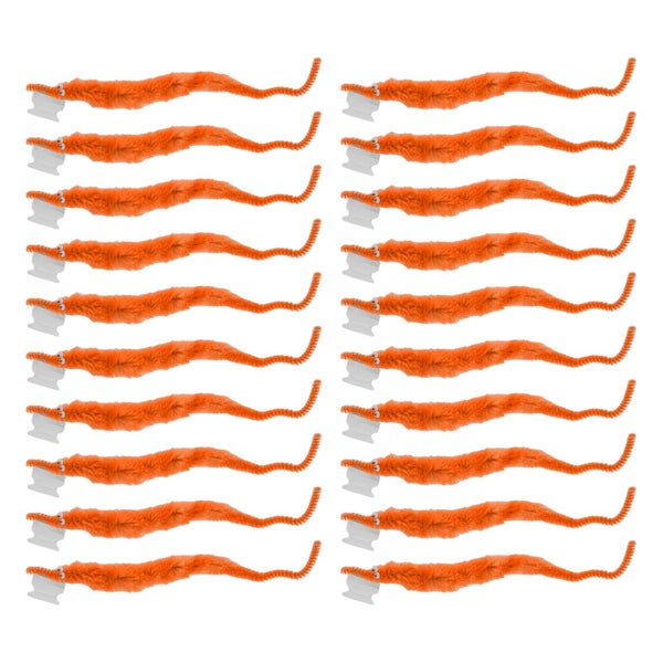 furry worm fuzzy worms worm for party cute worm worm toys 20 Pcs Furry Worm Soft Carousel 2