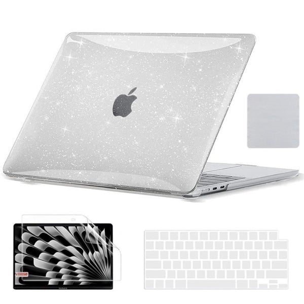Macbook Air 13.6 Shockproof Hard Case M3 A3113 M2 A2681 Sparkly Clear Carousel 1