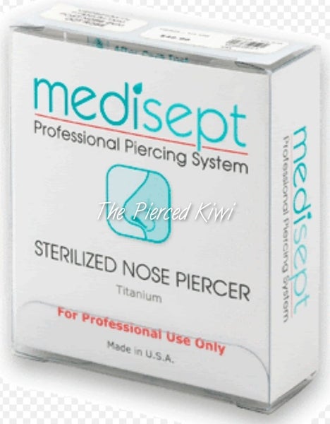 Medisept Titanium Nose Piercing Unit 2 mm Clear Gem. Carousel 2