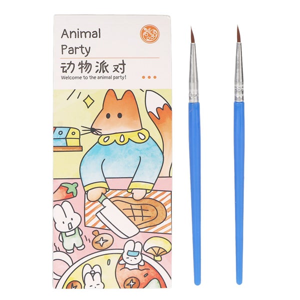 water painting book kids coloring book Pocket Painting Book Cartoon Theme Color Carousel 8