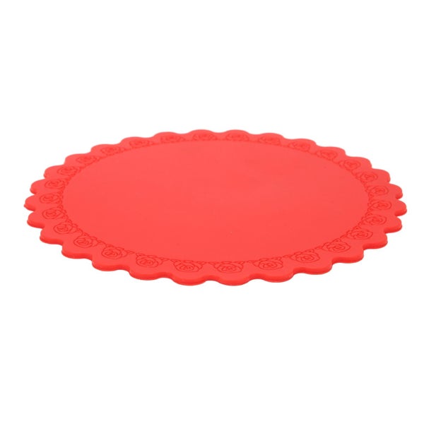 heat resistant mat silicone heat insulated pad Silicone Wax Melting Pot Mat Heat Carousel 2