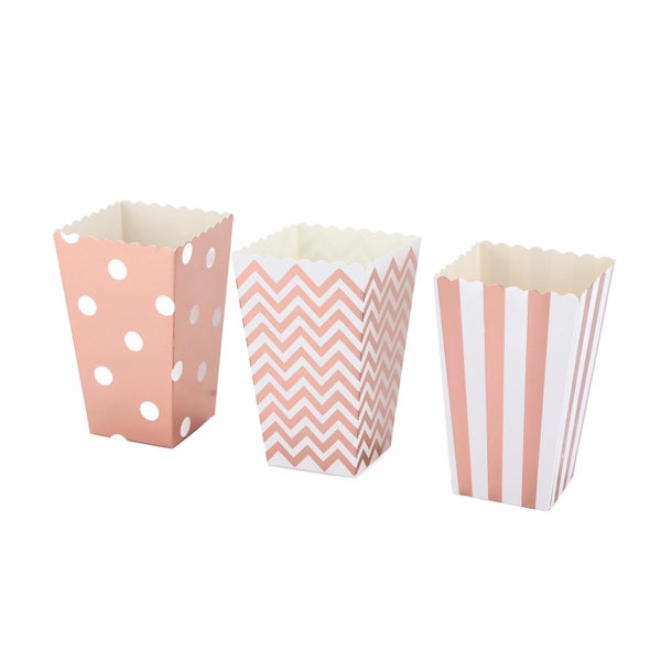 popcorn cups 36PCS Popcorn Boxes Paper Large Capacity Top Opening Lightweight Carousel 2