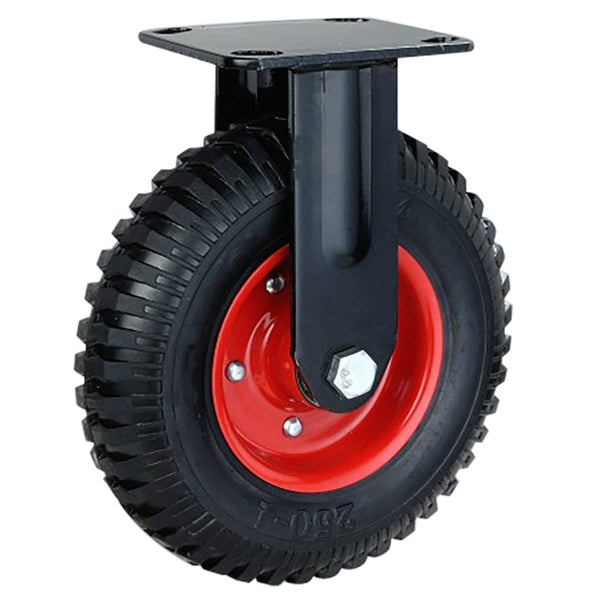 Caster Fixed Solid Rubber 160mm 150kg Carousel 1