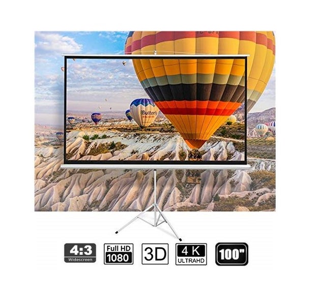 100" Projector Screen Tripod Stand Sale Sale Carousel 1