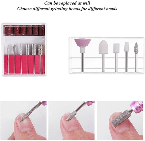 USB Nail Polisher Electric Nail Drill Silver | Free Shipping | Local Stock Carousel 2