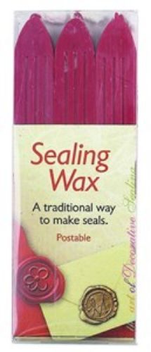Manuscript Sealing Wax Red 3 Pack Carousel 1