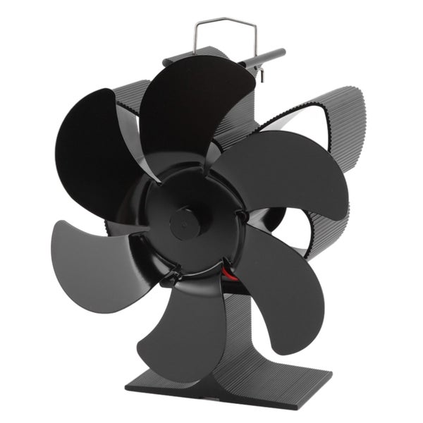 heat powered stove fan fireplace fan Stove Fan 6 Blades Greater Air Volume Low Carousel 1