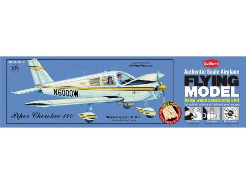 Plane Model - Guillows 307 Piper Cherokee 140 Carousel 1