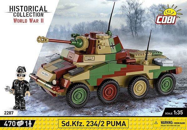 COBI-2287 | Sd.Kfz. 234/2 Puma 470pcs Carousel 1