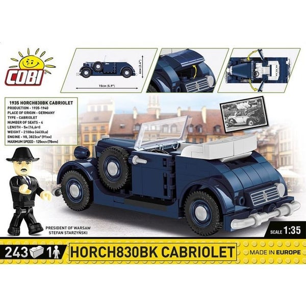 COBI-2262 | HC WWII /2262/ 1935 HORCH830BK CABRIOLET 243 PCS Carousel 2