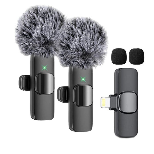 IPhone Lightning Lavalier Mic Fluffy Windshields | Free Shipping | Local Stock Carousel 1
