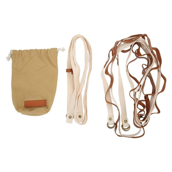 lengthened binding rope strap outdoor campsite storage strap camping leather Carousel 5