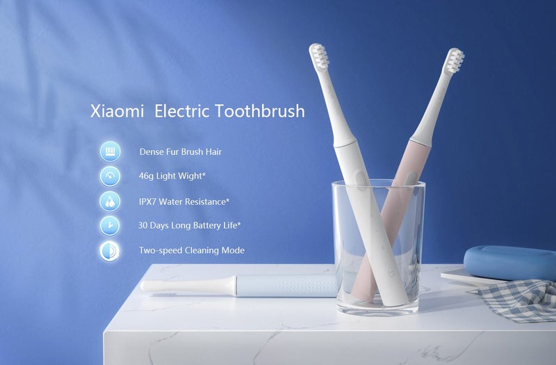 $1 reserve MI T100 Sonic Electric Toothbrush Rechargeable Waterproof - Blue Carousel 10