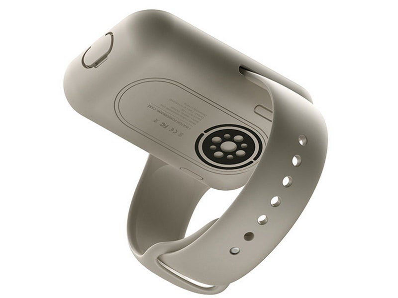 Portable Mini Magnetic Wireless Power Bank For Apple Watch 49mm Beige Carousel 2