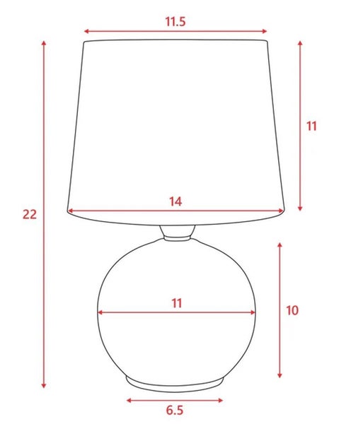 Louis Ceramic Modern Table Lamp - Set Of 2 Carousel 4