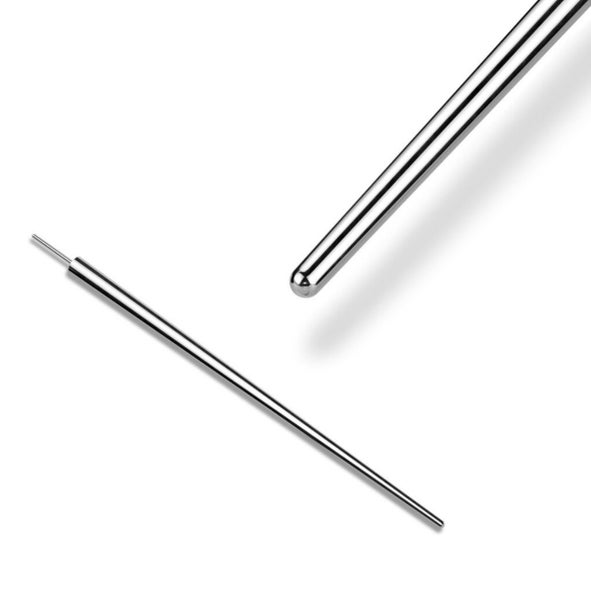 Threadless Insertion Pin. 20G, 18G, 16G, 14G available. Carousel 1