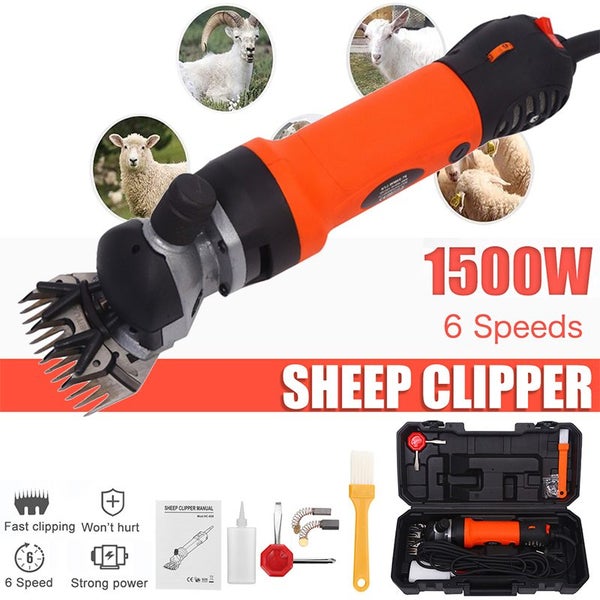 Sheep Clipper Goat Clipper Shearing Clipper Kit 1500W 6 speeds HEAVY DUTY Carousel 1