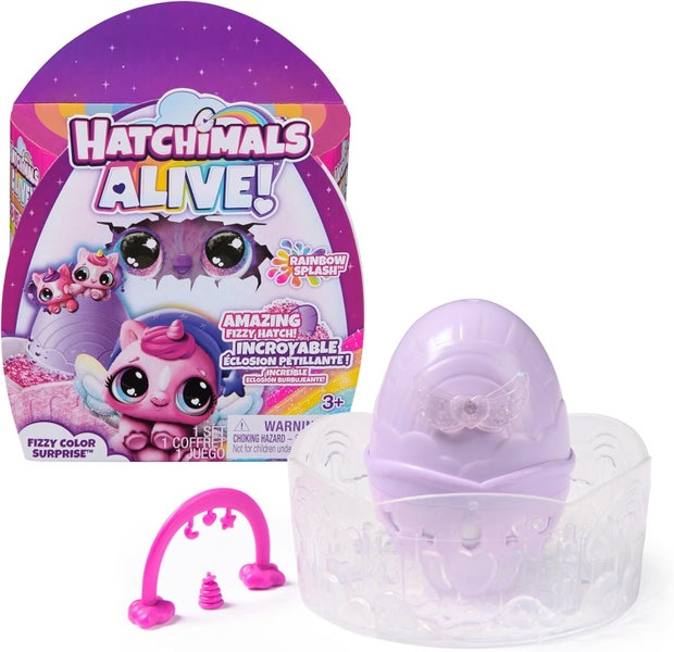 Hatchimals: Alive! Rainbow Splash - Fizzy Colour Surprise (Blind Box) Carousel 1